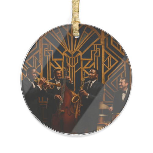 Gilded Jazz Nights - Acrylic Ornaments