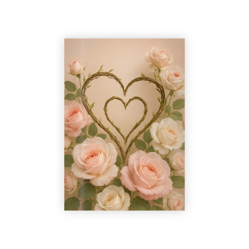 Eternal Love Blooms - Gift Wrapping Paper Rolls, 1pc