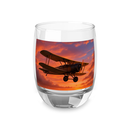 Vintage Flight Elegance - Whiskey Glass