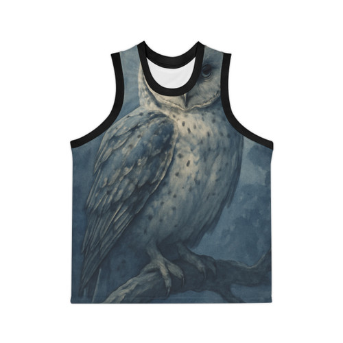 Ethereal Owl Watch - Unisex Basketball Jersey (AOP)