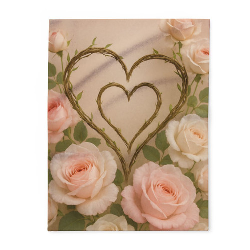 Eternal Love Blooms - Arctic Fleece Blanket