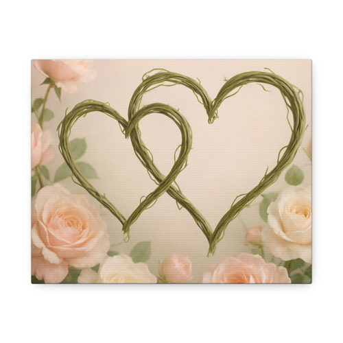 Eternal Love Blooms - Stretched Canvas