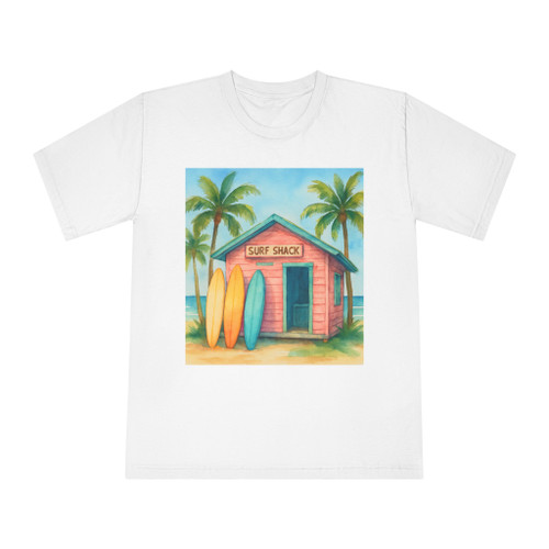 Vintage Surf Shack - Unisex Classic Crewneck T-Shirt