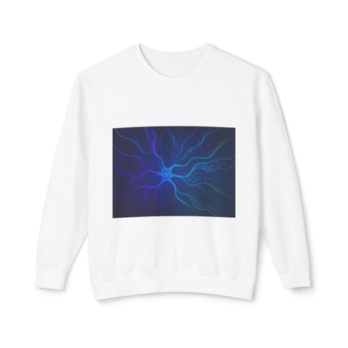 Neural Dreamscape - Unisex Lightweight Crewneck Sweatshirt