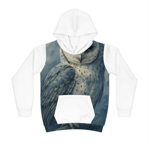 Ethereal Owl Watch - Children's Hoodie (AOP)
