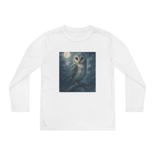 Ethereal Owl Watch - Youth Long Sleeve Competitor Tee