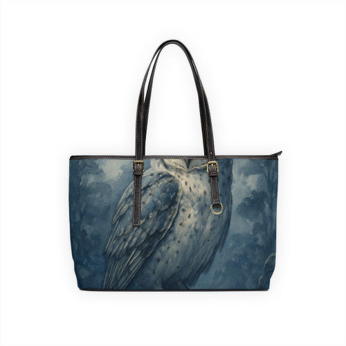 Ethereal Owl Watch - PU Leather Shoulder Bag