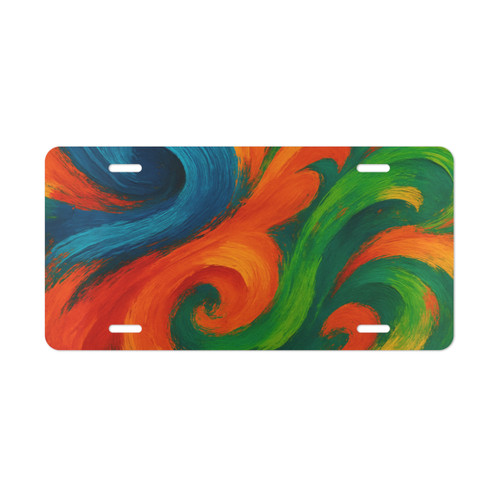Whimsical Brushstrokes - Vanity Plate