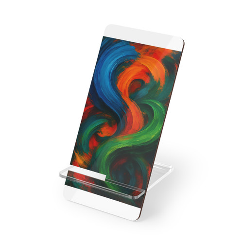 Whimsical Brushstrokes - Mobile Display Stand for Smartphones