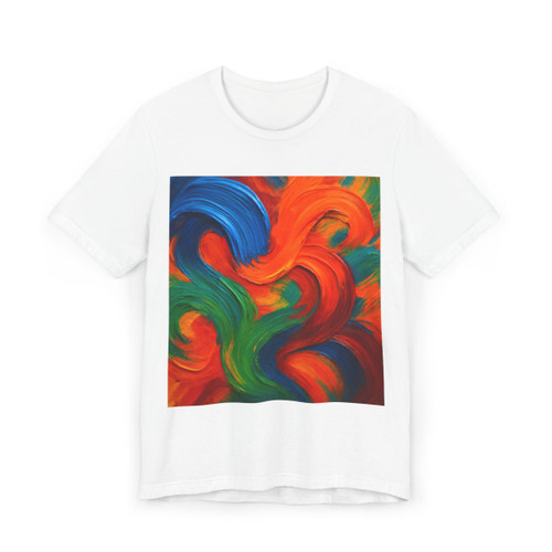 Whimsical Brushstrokes - Unisex Jersey T-Shirt Whimsical Brushstrokes - Unisex Jersey T-Shirt