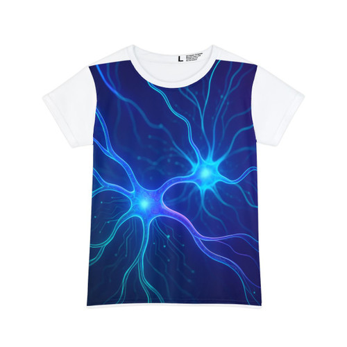 Neural Dreamscape - Women's Short Sleeve Shirt (AOP)