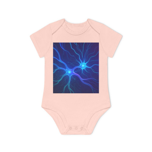 Neural Dreamscape - Baby Organic Short Sleeve Bodysuit