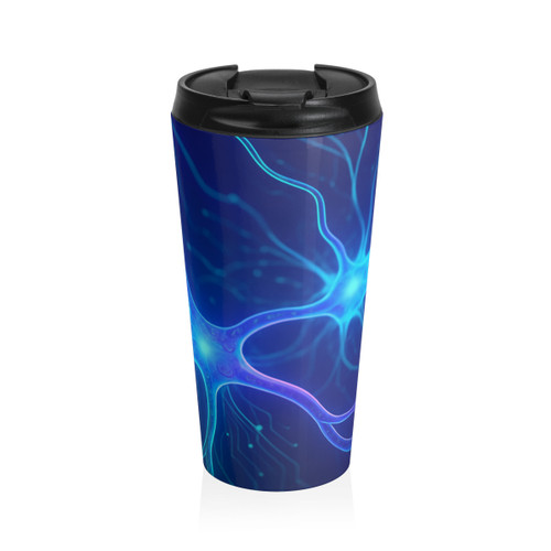 Neural Dreamscape - Stainless Steel Travel Mug
