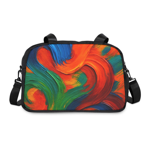 Whimsical Brushstrokes - Fitness Handbag Whimsical Brushstrokes - Fitness Handbag