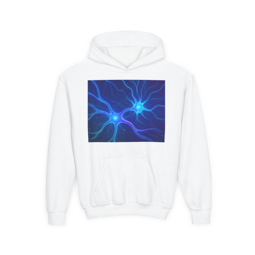 Neural Dreamscape - Youth Heavy Blend Hooded Sweatshirt