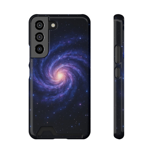 Galactic Embrace - Phone Case With Card Holder
