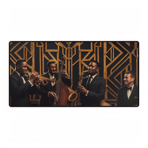 Gilded Jazz Nights - Desk Mats