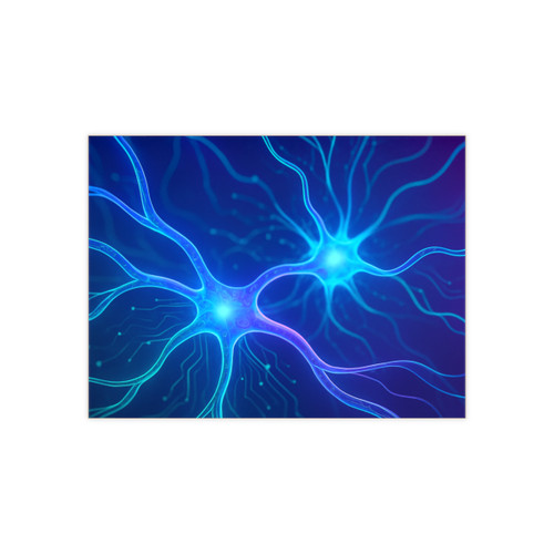 Neural Dreamscape - Ceramic Photo Tile