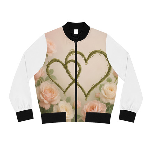 Eternal Love Blooms - Women's Bomber Jacket (AOP)