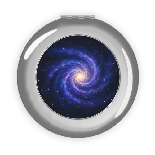 Galactic Embrace - Compact Travel Mirror