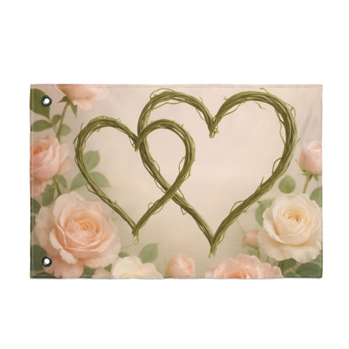 Eternal Love Blooms - Double Sided Flag