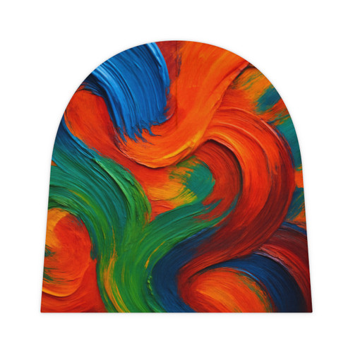 Whimsical Brushstrokes - Baby Beanie (AOP)