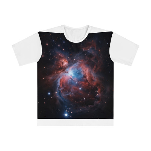 Celestial Symphony of the Orion Nebula - Men's Loose T-shirt (AOP)