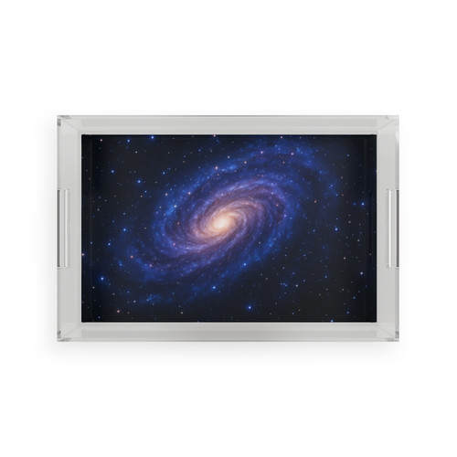 Galactic Embrace - Acrylic Serving Tray