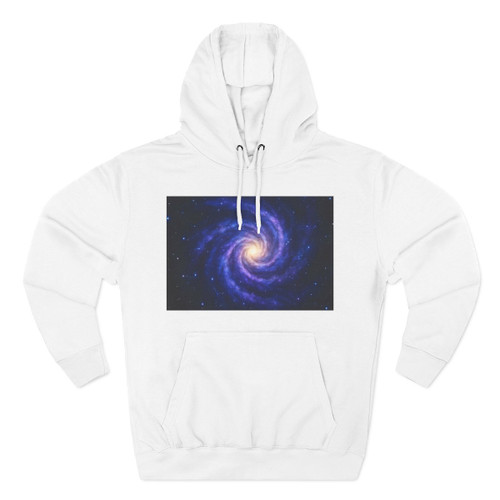 Galactic Embrace - Three-Panel Fleece Hoodie Galactic Embrace - Three-Panel Fleece Hoodie