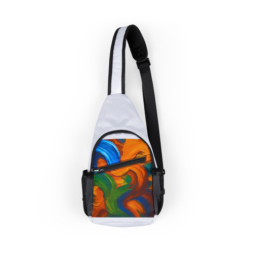 Whimsical Brushstrokes - Chest Bag (AOP)