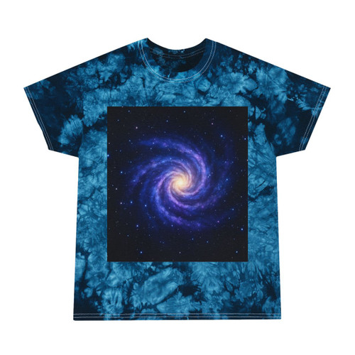 Galactic Embrace - Tie-Dye Tee, Crystal