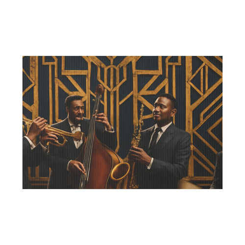 Gilded Jazz Nights - Plastic Yard Sign