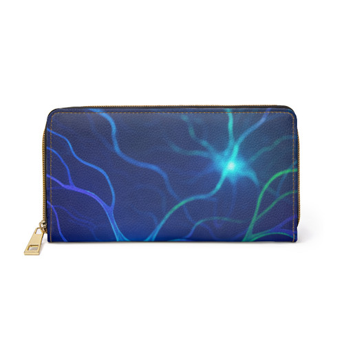 Neural Dreamscape - Zipper Wallet