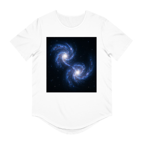 Celestial Dance - Men's Jersey Curved Hem Tee Celestial Dance - Men's Jersey Curved Hem Tee