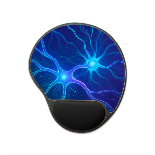 Neural Dreamscape - Mouse Pad With Wrist Rest