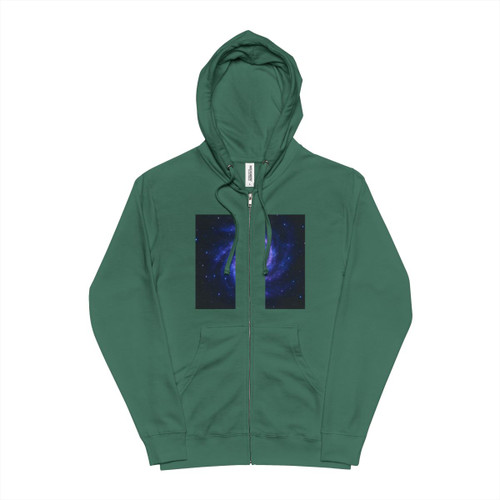 Galactic Embrace - Unisex Fleece Zip Up Hoodie Galactic Embrace - Unisex Fleece Zip Up Hoodie