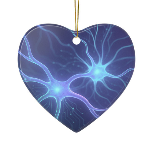 Neural Dreamscape - Ceramic Ornaments, 2-Side Print