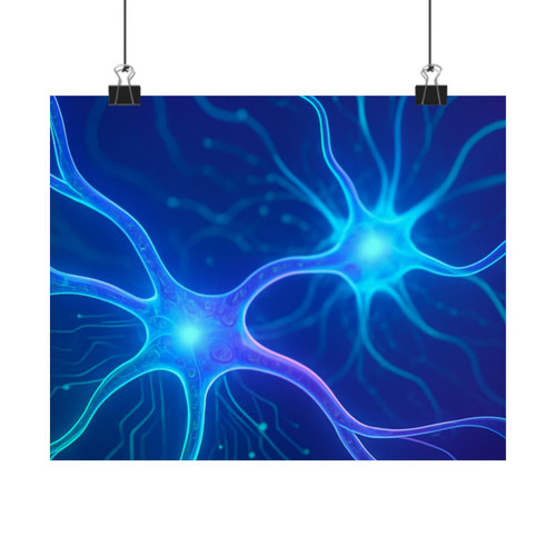 Neural Dreamscape - Matte Horizontal Posters