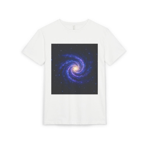 Galactic Embrace - Unisex Sueded T-Shirt Galactic Embrace - Unisex Sueded T-Shirt