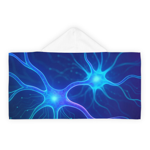 Neural Dreamscape - Youth Hooded Towel