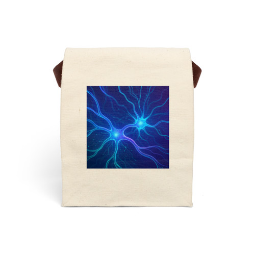 Neural Dreamscape - Canvas Lunch Bag With Strap