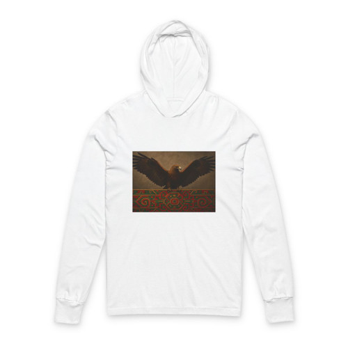 Eagle Warrior Spirit - Unisex Hooded Long Sleeve Tee
