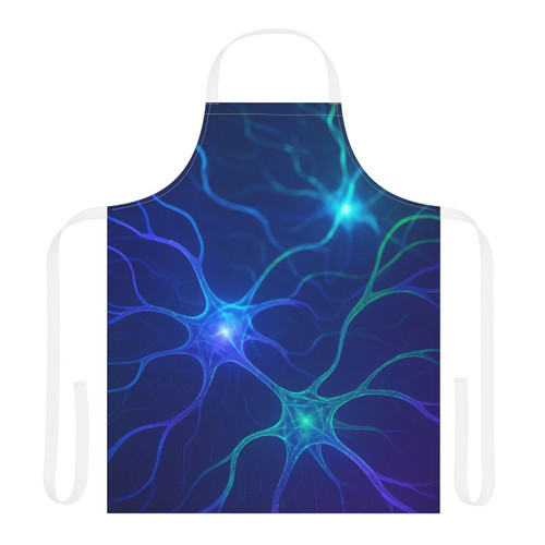 Neural Dreamscape - Apron, 5-Color Straps (AOP)