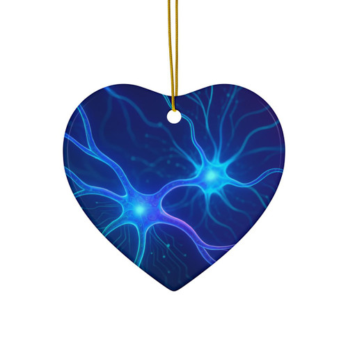 Neural Dreamscape - Ceramic Ornaments, 2-Side Print, (1pc, 3pcs, 5pcs, 10pcs)