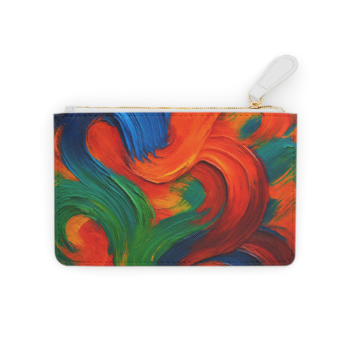 Whimsical Brushstrokes - Mini Clutch Bag