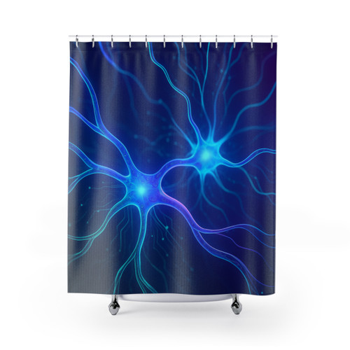 Neural Dreamscape - Shower Curtains