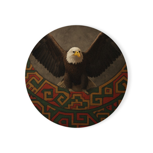 Eagle Warrior Spirit - Cork Back Coaster