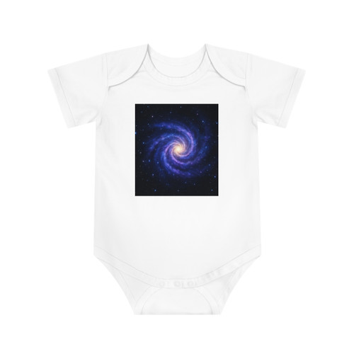 Galactic Embrace - Baby Short Sleeve Bodysuit