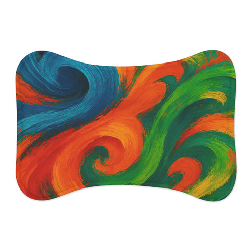 Whimsical Brushstrokes - Pet Feeding Mats