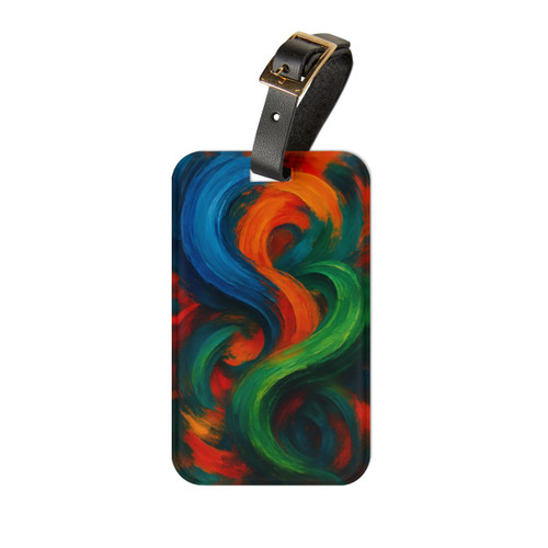 Whimsical Brushstrokes - Luggage Tag